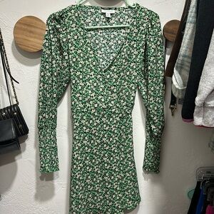 Topshop Green Dress